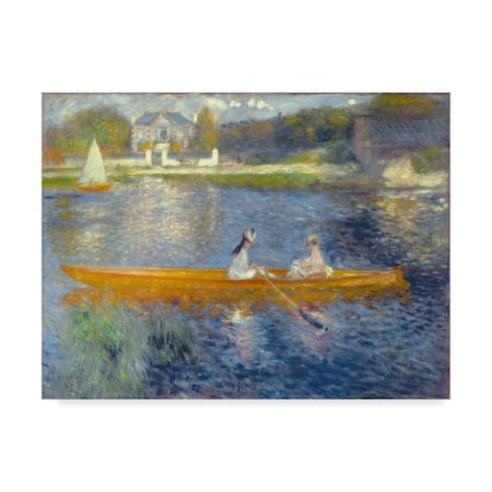Pierre Auguste Renoir 'The Skiff' Canvas Art,18x24
